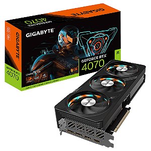 Placa de Video Gigabyte GeForce RTX 4070 Gaming OC 12GB GDDR6X 192 bit - GV-N4070GAMING OC-12GD