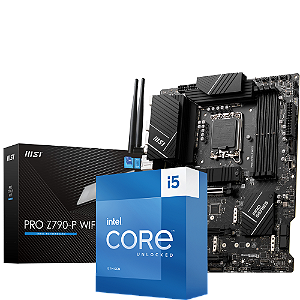 Kit Upgrade Intel Core I5 13600K + Placa Mãe MSI PRO Z790-P WiFi DDR4 LGA 1700 ATX