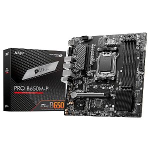Placa Mãe MSI Pro B650M-P DDR5 AM5 mATX