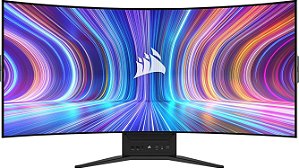 Monitor Gamer Corsair 45´ XENEON FLEX 45WQHD240 Tela dobrável OLED 240HZ 3440 x1440 GSYNC FreeSync Premium HDR10 - 45WQHD240