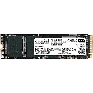 SSD 500Gb Crucial P1 NVME M2 1900MBs/950MBs - CT500P1SSD8