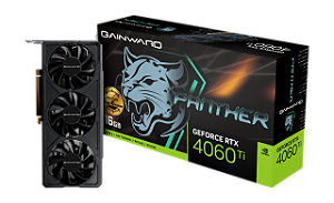 Gk Info Store Placa de Video Gainward GeForce RTX 4060 Ti Panther OC 16GB GDDR6 128bit - NE6406TU19T1-1061Z image