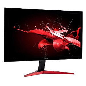Monitor Gamer Acer KG241Q S LED 23.6 Full HD 165Hz 0.5ms FreeSync TN HDMI DP Preto - UM.UX1AA.S01