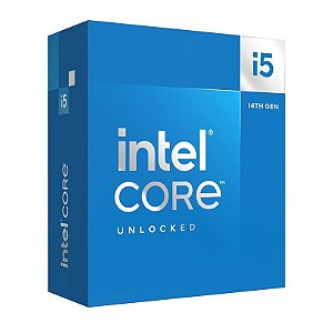 Processador Intel Core i5 14600K "Raptor Lake Refresh" 14-Core 2.6GHz c/Turbo 5.3GHz 24MB Cache LGA 1700 - BX8071514600K