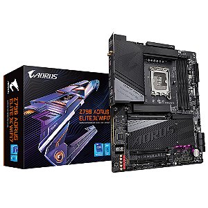 Placa Mãe Gigabyte B760M Gaming X AX WiFi DDR4 LGA 1700 mATX HDMI  DisplayPort USB 3.2 M.2