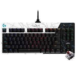 Teclado Mecânico Gamer Logitech KDA PRO GX Brown US - 920-010074