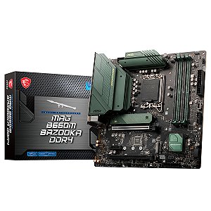 Placa Mãe MSI MAG B660M Bazooka DDR4 LGA 1700 MATX