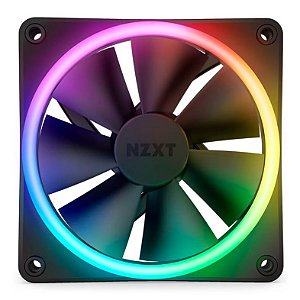 Cooler para Gabinete NZXT F120 RGB Duo 120mm Black - RF-D12SF-B1