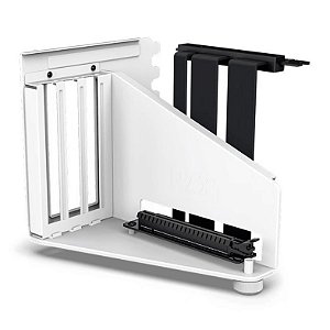 Kit Adaptador placa de vídeo vertical NZXT Branco com Riser Cable - AB-RH175-W1