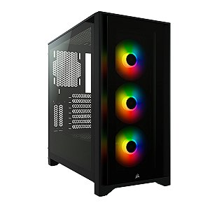 Gabinete Gamer Corsair iCUE 4000X RGB Mid-Tower - CC-9011204-WW