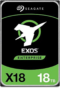 HD 18TB Seagate Exos X18 Enterprise 3.5" 7200RPM 256MB SATA III - ST18000NM000J