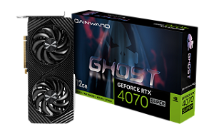 Placa de Video Gainward GeForce RTX 4070 SUPER Ghost 12GB GDDR6X 192 bit - NED407S019K9-1043B
