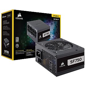 Fonte Corsair SF SF750 750W Full Modular 80 Plus Platinum PCIe 5.0 ATX 3.0 - CP-9020186-NA