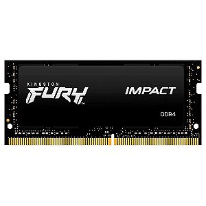 Memória RAM para Notebook Kingston Fury Impact DDR4 8GB 3200MHz - KF432S20IB/8