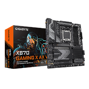 Placa Mãe Gigabyte X670 Gaming X AX V2 DDR5 AM5 ATX