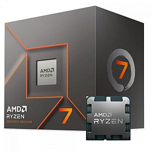 Processador AMD Ryzen 7 8700F 4.1GHz/ 5.0GHz Octa-Core 16-Threads 24MB AM5 - 100-100001590BOX