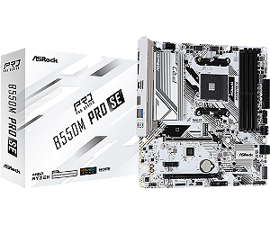 Placa Mãe AsRock B550M Pro SE DDR4 AM4 M-ATX