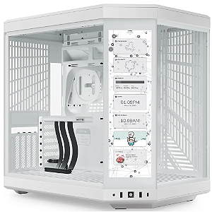 Gabinete Gamer HYTE Y70 Touch 4K 14.1 Branco - CS-HYTE-Y70-BW-L
