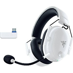 Headset Gamer Razer Blackshark V2 Pro White Edition Esport PS5 Wireless - Branco - RZ04-04530600-R3UA