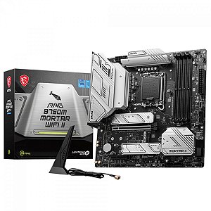 Placa Mãe MSI MAG B760M Mortar Wi-Fi II DDR5 LGA 1700 MATX - 911-7E13-006
