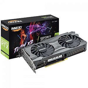 Placa de Video INNO3D GeForce RTX 3060 TWIN X2 8GB GDDR6 128Bits - N30602-08D6-11902130