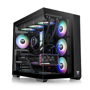 Gabinete Gamer Thermaltake View 380 TG ARGB Plus Lateral de vidro Temperado - CA-1Z2-00M1WN-00