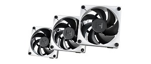 Cooler para gabinete HYTE THICC FP12 3000RPM 105,8 CFM Kit com 3 unidades - FAN-HYTE-FP12-BW-3
