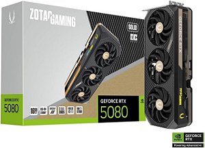 Placa de Video ZOTAC GeForce RTX 4080 Super AMP OC 16GB Placa de Video ZOTAC GeForce RTX 4080 Super AMP OC 16GB