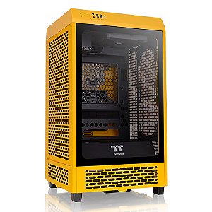 Gabinete Thermaltake The Tower 200 BUMBLEBEE Mini Tower Mini-ITX Amarelo Sem Fonte Com 2 Fans - CA-1X9-00S4WN-00