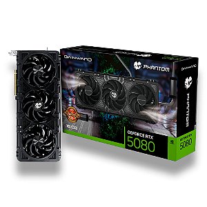 Gk Info Store Placa de Video Gainward GeForce RTX 5080 Phantom GS 16GB GDDR7 256 bit - NE75080T19T2-GB2030P image