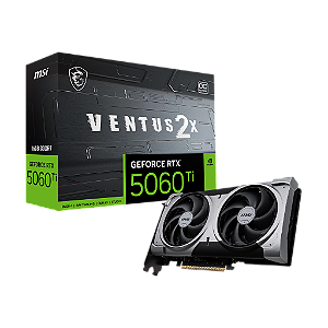 Gk Info Store Placa de Video MSI GeForce RTX 5060 TI Ventus OC Plus 2X 8GB GDDR7 128 bits - 912-V536-023 image