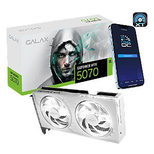 Gk Info Store Placa de Video Galax GeForce RTX 5070 1-Click OC White 12GB GDDR7 192 bit - 57NON7MDBSWH image