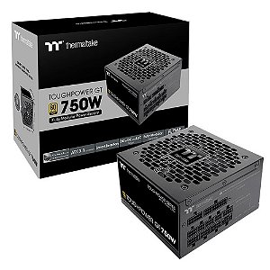 Fonte 750W Thermaltake Toughpower GT 80 Plus Gold PFC Ativo ATX 3.1 Full Modular - PS-TPT-0750FNFAGB-3