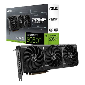 Placa de Video Asus GeForce RTX 5060 TI Prime OC 8GB GDDR7 128 bits - PRIME-RTX5060TI-8G