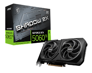 Gk Info Store Placa de Video MSI GeForce RTX 5060 TI Shadow 2X OC Plus 16GB GDDR7 128 bits - 912-V535-029 image