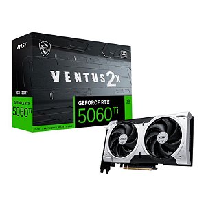 Placa de Video MSI Geforce RTX 5060 TI Ventus 2x OC Plus 8GB 128 BITS - 912-V536-023