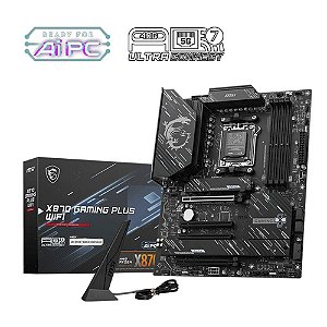 Placa Mãe MSI X870 Gaming Plus WiFi AM5 ATX DDR5 - 911-7E47-005