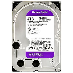 HD 4TB Western Digital Purple 3.5" 5400RPM 256MB SATA III - WD43PURZ