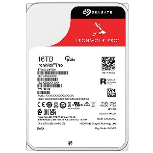 HD Seagate 16TB IronWolf Pro 3.5" SATA 3 7200RPM - ST16000NT001