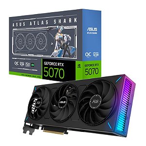 Placa de Video ASUS GeForce RTX 5070 ATS OC 12GB GDDR7 192 bit - ATS-RTX5070-O12G
