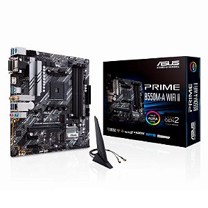 Placa Mãe ASUS Prime B550M-A WiFi AM4 mATX DDR4