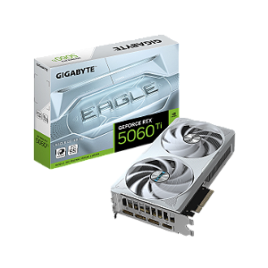 Placa de Video Gigabyte GeForce RTX 5060 Ti Eagle OC ICE 8GB GDDR7 128 bit - GV-N506TEAGLEOC-ICE-8GD