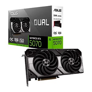 Placa de Video ASUS GeForce RTX 5070 Dual OC 12GB GDDR7 192 bit - DUAL-RTX5070-O12G