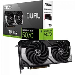 Placa de Video ASUS GeForce RTX 5070 Dual 12GB GDDR7 192 bit - DUAL-RTX5070-12G