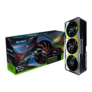Placa de Video Palit GeForce RTX 5090 GameRock OC 32GB GDDR7 512 bit - NE75090S19R5-GB2020G