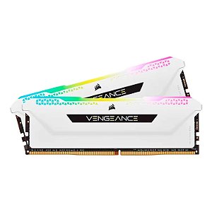 Memória RAM Corsair Vengeance RGB PRO/SL 16GB (2x8GB) DDR4 3200MHz - CMH16GX4M2E3200C16W