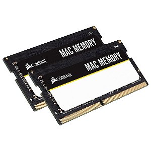 Memória Corsair Mac Memory 32GB (2x16GB) DDR4 2666MHz CL18 SO-DIMM - CMSA32GX4M2A2666C18