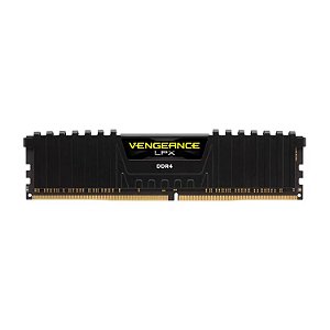 Memória RAM Corsair Vengeance LPX 16GB (2x8GB) DDR4 2666MHz - Preto CMK16GX4M2A2666C16