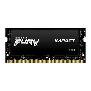 Memória RAM Kingston Fury Impact 32GB DDR4 3200MT - s para Notebook - KF432S20IB - 32