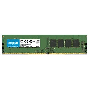 Memória RAM Crucial 8GB - DDR4 - 2666MHz - 1x8GB - CT8G4DFRA266